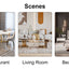 Premium Faux Leather Cushioned Dining Chairs with Metal Legs