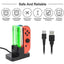 Suitable for switch charging dock Joy Con handle charging finger quad charging dock rotating light column base - Korvel