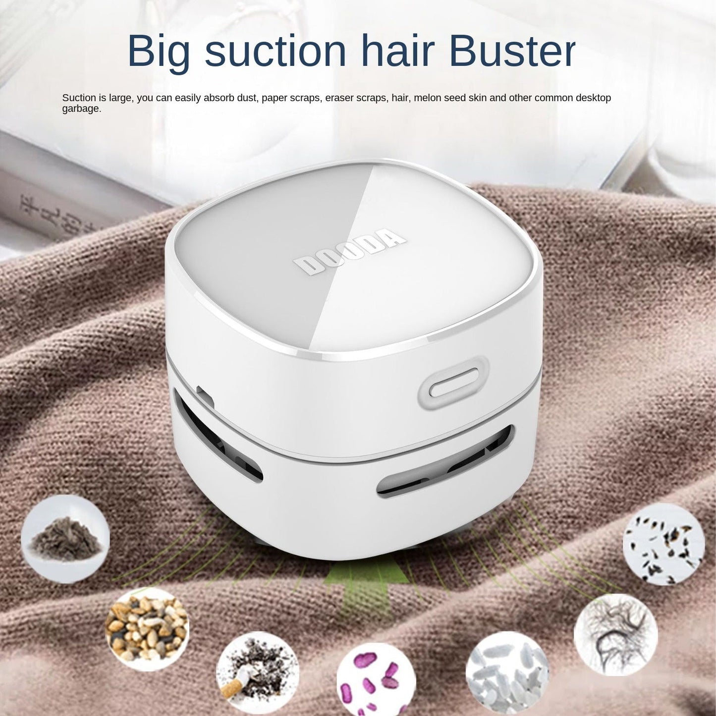 Intelligent Portable Desktop Dedicated Vacuum Cleaner High Suction Mini Desktop Vacuum Cleaner Wireless Handheld Home and Car Use - Korvel