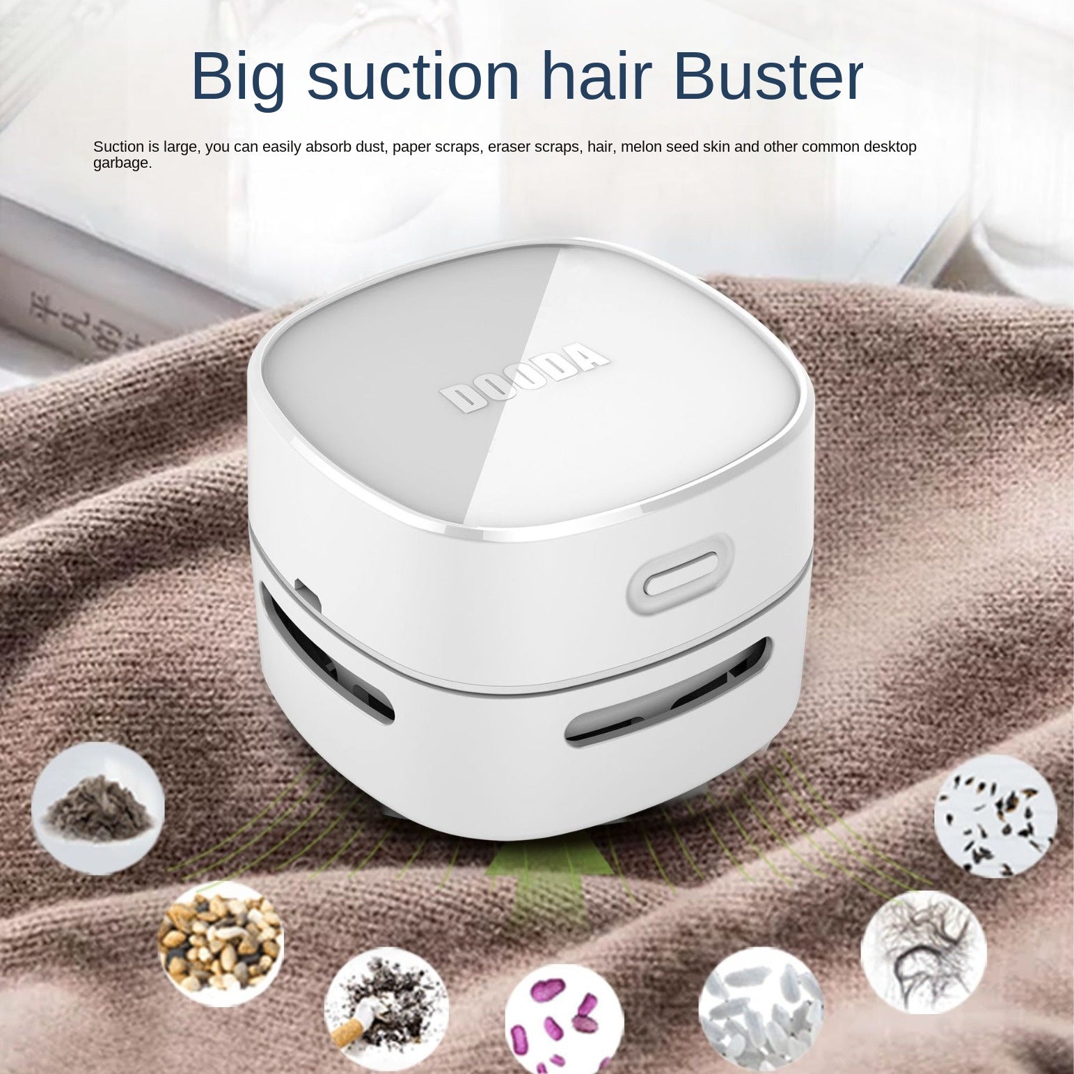 Intelligent Portable Desktop Dedicated Vacuum Cleaner High Suction Mini Desktop Vacuum Cleaner Wireless Handheld Home and Car Use - Korvel
