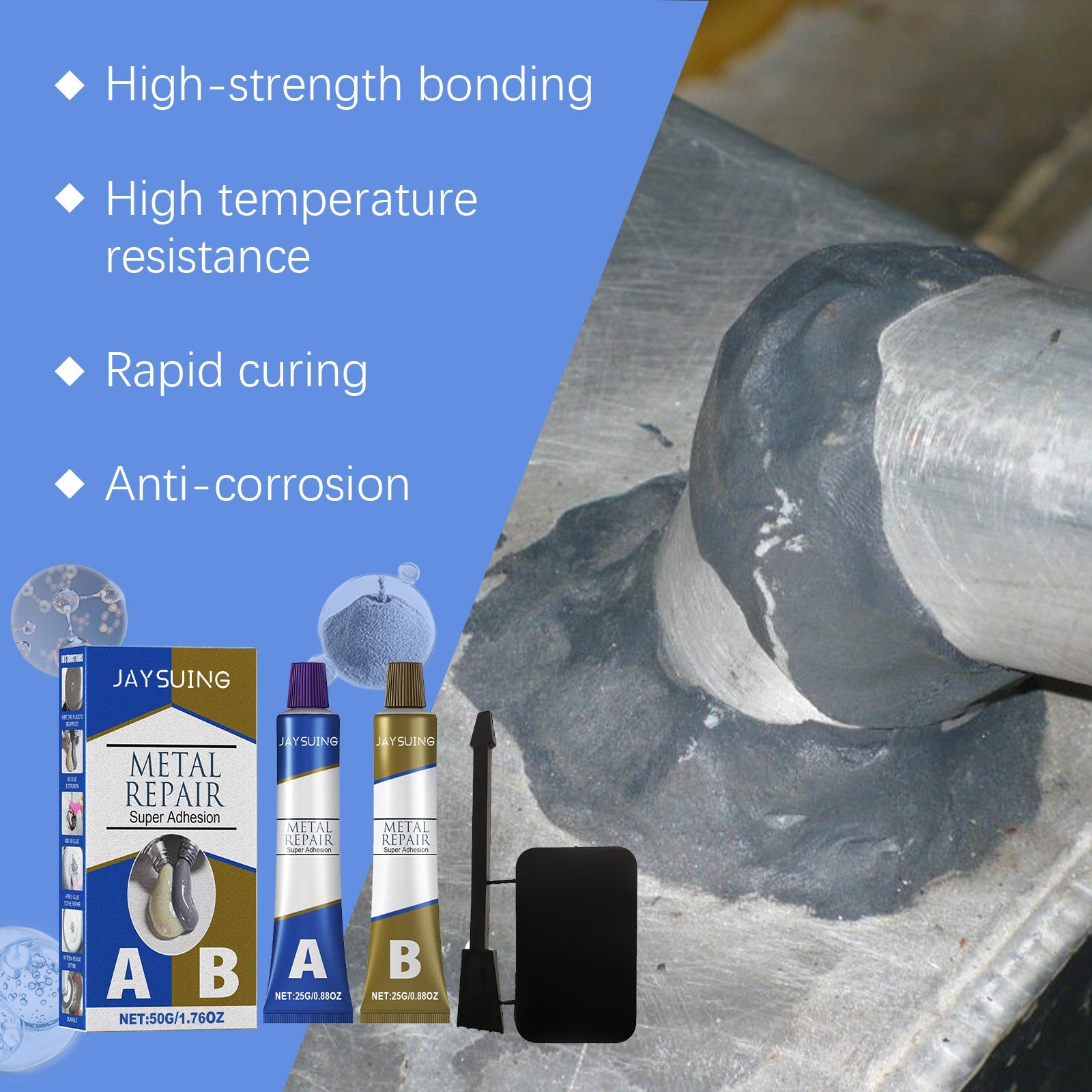 Casting Glue Box Cast Iron Sealant Ab Sealant Sealant Leak Repair Plugging Metal Bonding - Korvel