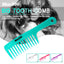Blue ZOO Candy Color Wide Tooth Curling Comb