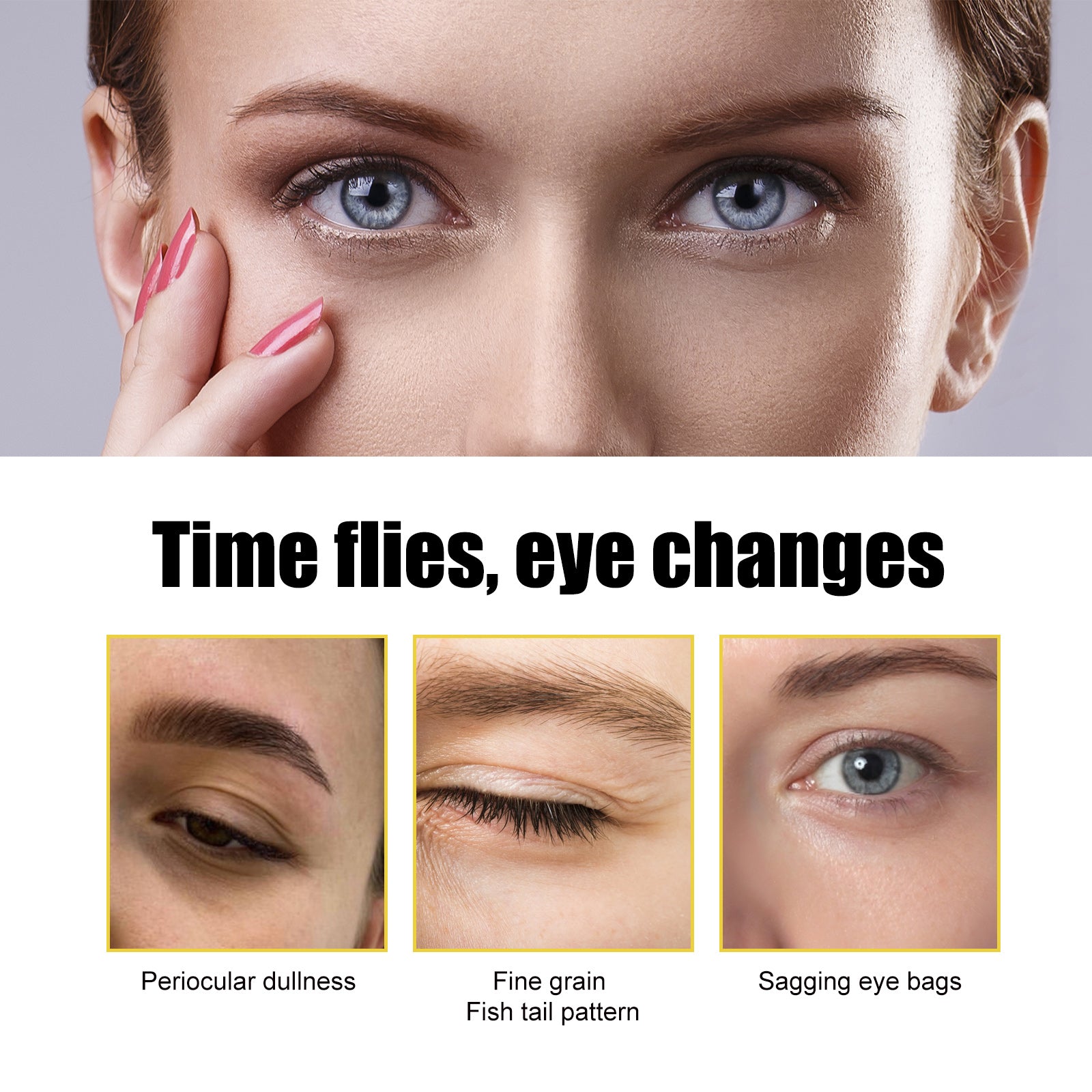 Collagen Gold Eye Mask Firming Eye Pattern Patch Overnight Dark Circles Under Eye Elastic Repair - Korvel