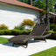 SALEM PE WICKER CHAISE LOUNGE - Korvel