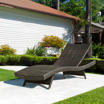 SALEM PE WICKER CHAISE LOUNGE - Korvel