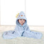 wholesale child baby cartoon animal face elephant hooded towel newborn - Korvel