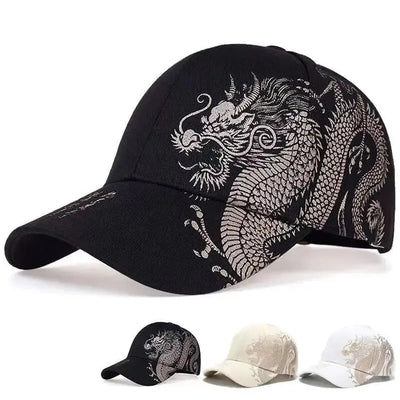 Universal Dragon Print Adjustable Baseball Cap