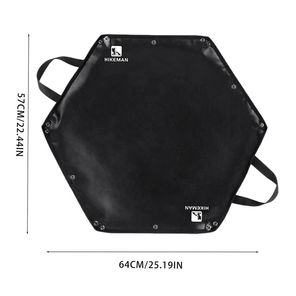 Alfombrilla Hexagonal Ignífuga para Camping y Uso Exterior