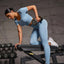 Round Neck Short Sleeve Top and Leggings Active Set