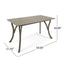 ECTANGULAR WOOD TABLE - Korvel