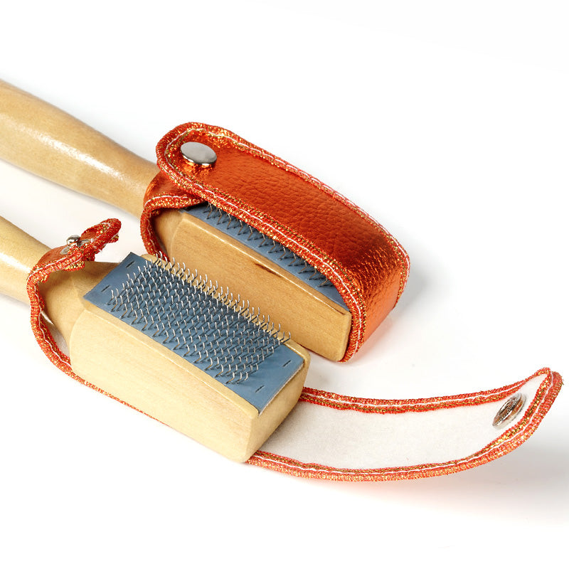 Dance shoe brush Latin dance shoe brush Indoor fur sole brush Modern dance shoe brush Steel brush Wood brush - Korvel