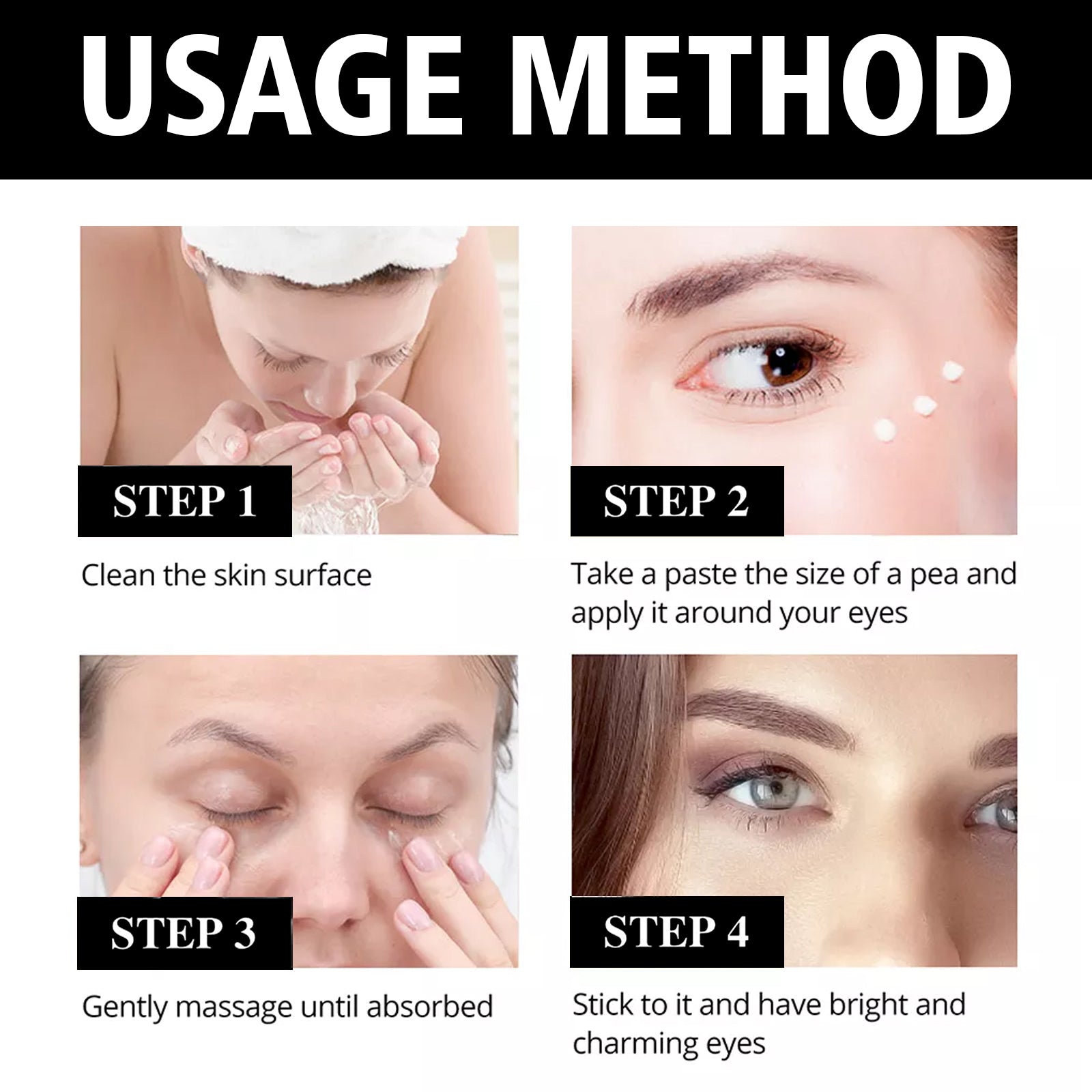 Eye Firming and Lifting Cream Reduces fine lines and Wrinkles, firming and Moisturizing Skin, hydrating and anti-wrinkle eye cream - Korvel