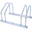 2 bicycle ground bike parking racks 22-28 inch wheel supports, maximum tire width 2.15 inches, galvanized - Korvel