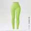 Threaded autumn and winter yoga pants seamless fitness pants high waisted sports yoga clothes leggings - Korvel