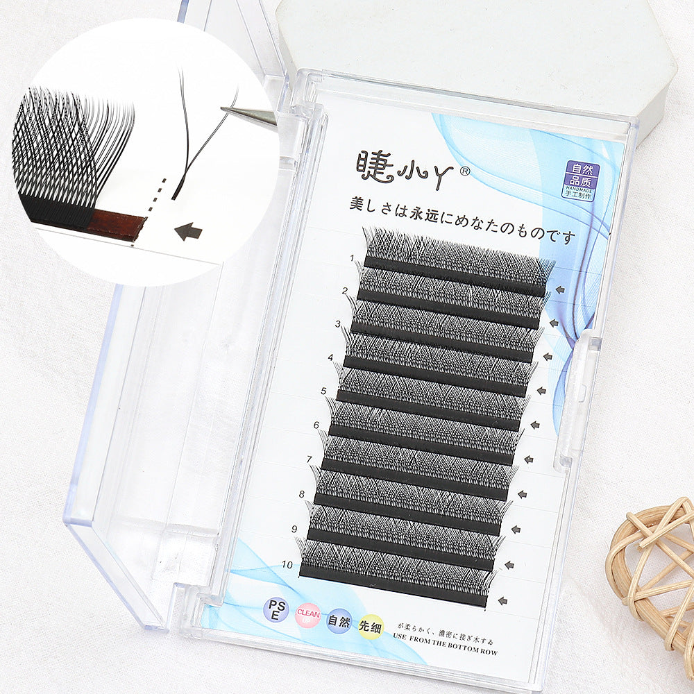 Weaving baby curved false eyelashes flowering planting eyelashes Y-shaped grafting false eyelashes - Korvel