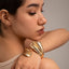 Versatile Irregular Opening Bracelet in Metal Style