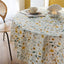 Pure Cotton Literary Nordic Japanese Tassel Tablecloth Printing Cover Towel Broken Flower Rectangular Tablecloth - Korvel