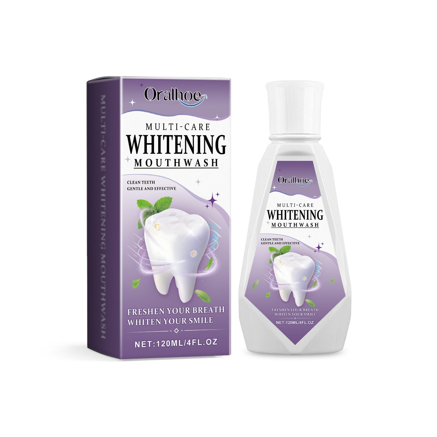 Clean Mint Teeth Mouthwash, Mouth Stain Cleaning Care Gums Smell Fresh And Beautiful Teeth Water - Korvel