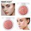 Romantic Beauty Highlighter Blush All-in-One Blush Palette Makeup Pearl Baked Powder Blush Palette - Korvel
