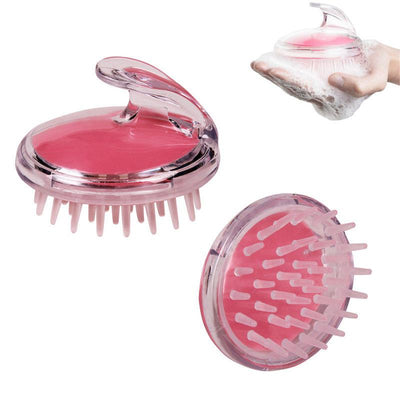 Silicone Head Body To Wash Clean Care Hair Root Itching Scalp Massage Comb Shower Brush Bath Spa Slimming Anti-Dandruff Shampoo - Korvel