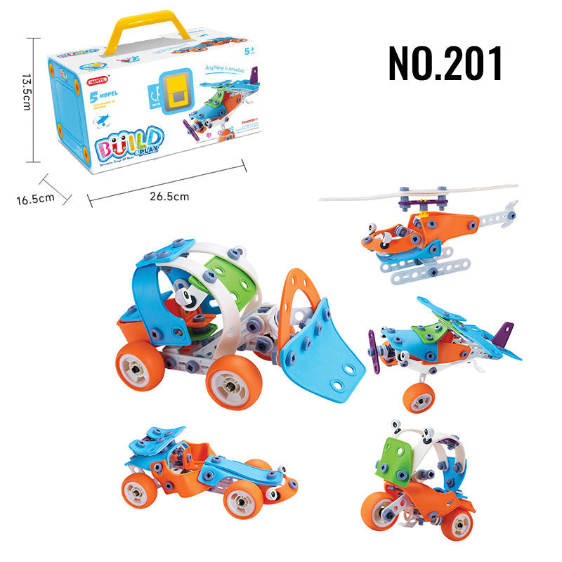 Juego de Bloques de Construcción Creativos para Niños - Juguete Educativo STEM