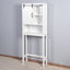 Elegant Over-the-Toilet Storage Cabinet with Adjustable Shelves