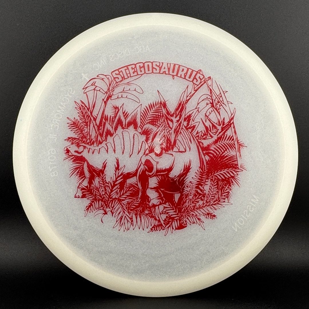 Glow Egg Shell Stegosaurus - Special Edition Disc Golf Disc