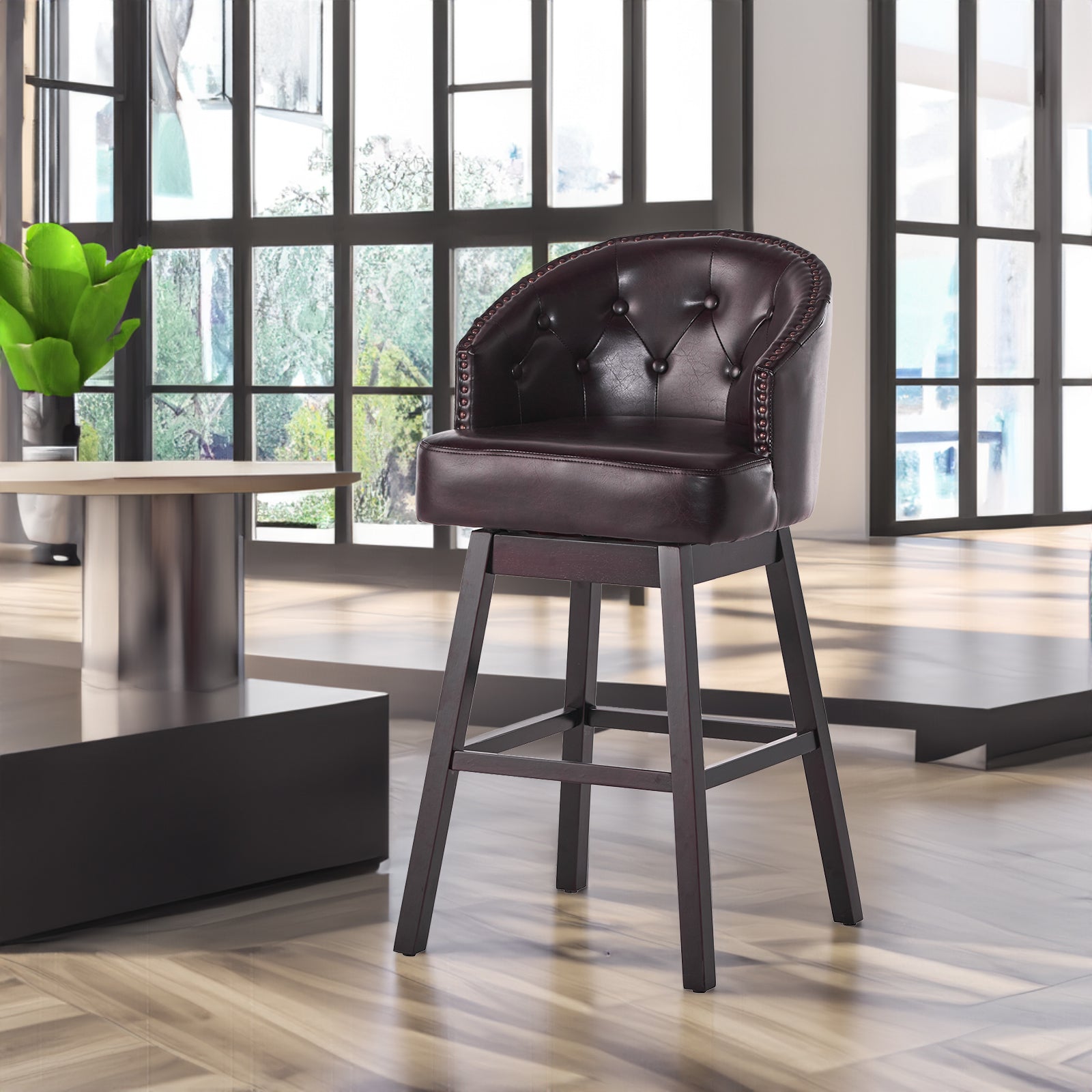 OGDEN KD SWIVEL BARSTOOL( SET OF 2 ) - Korvel