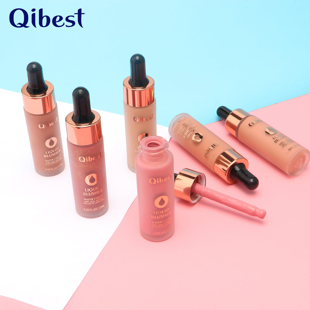 QIBEST Rubor Líquido Natural para una Piel Radiante
