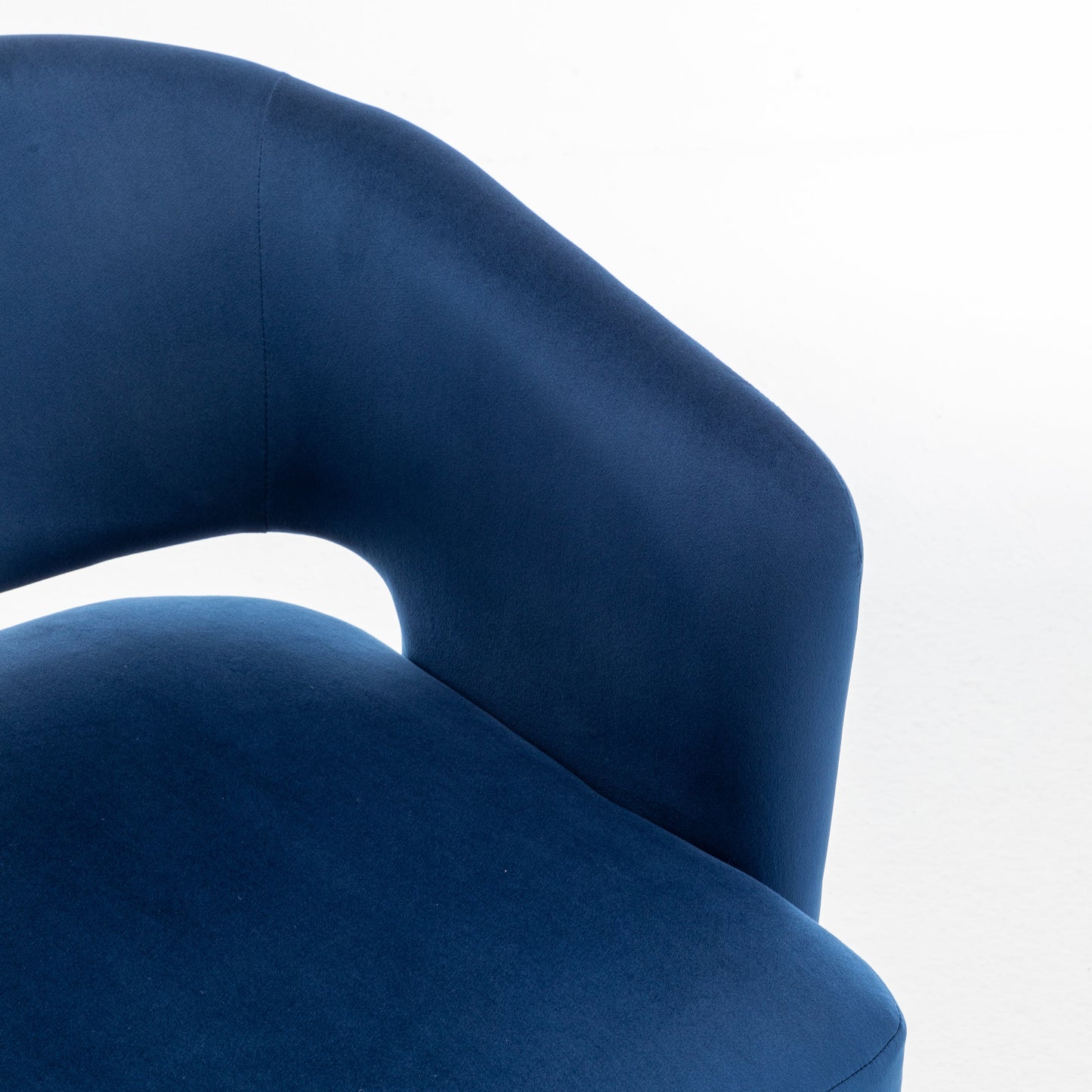 Swivel Barrel Chair, Velvet Accent Armchair 360 Degree Swivel Club Chair for Living Room Bedroom Reception Room - Korvel