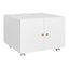 Office furniture Copier Cabinet white mobile pedestal file Printer Stand - Korvel