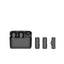 Charging case wireless lavalier microphone 1-to-2 live broadcast 2.4G noise cancelling microphone - Korvel