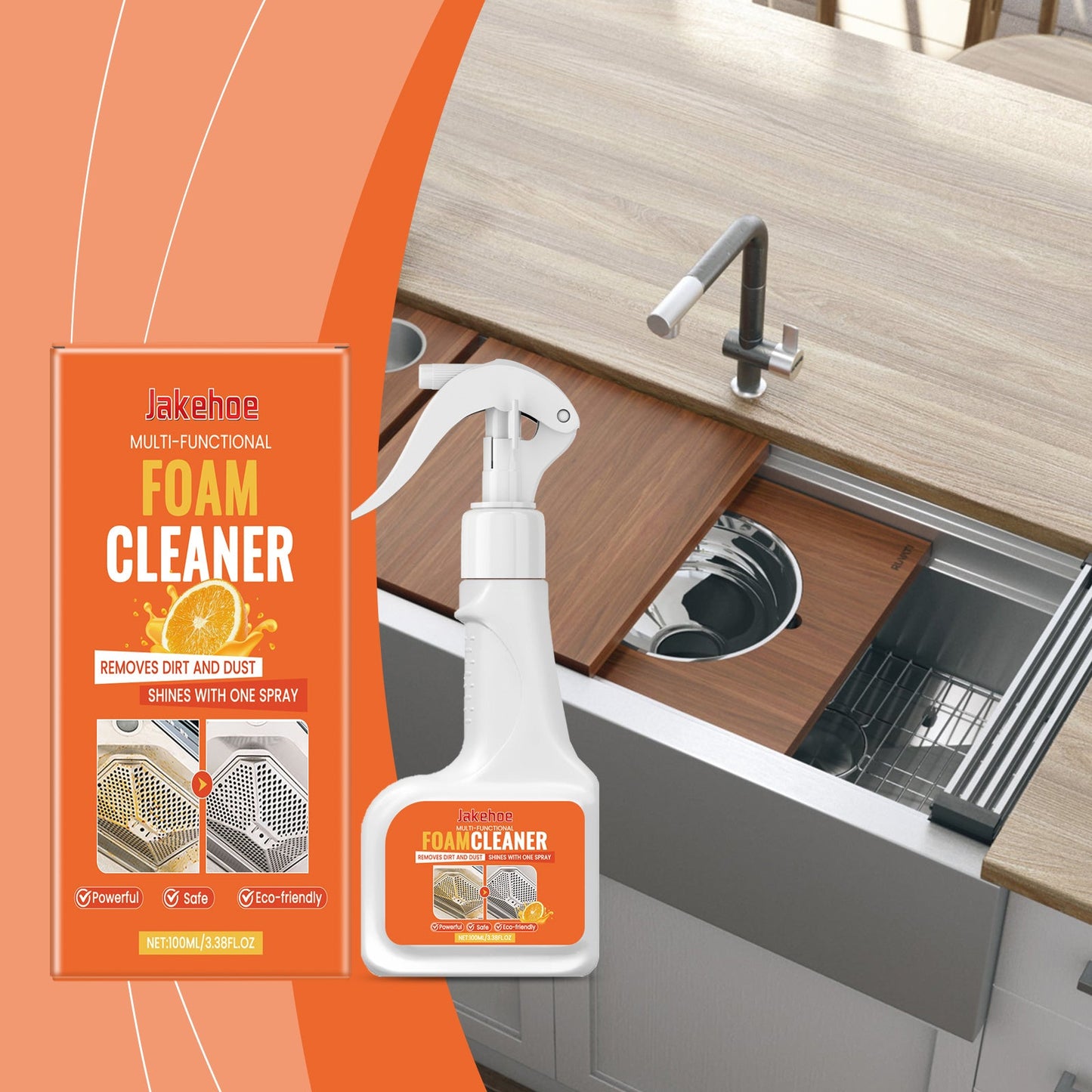 Premium Multi-Purpose Foam Cleaner for Household Use