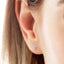 925 Sterling Silver Moissanite Stud Earrings - Korvel