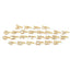 26 English letters micro inlaid zircon nose clip fake nose ring without hole puncture nose ornament - Korvel
