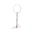 Israel Palestine Map Flag Drip Oil Stainless Steel Keychain Fashion Men's and Women's Stainless Steel Keys - Korvel