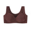 Smooth thin bra front buckle sexy gathering without steel ring adjustment women's underwear - Korvel