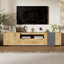 70 inch modern TV stand with 3 cabinets and drawers, entertainment center can accommodate TVs under 80 inches - Korvel