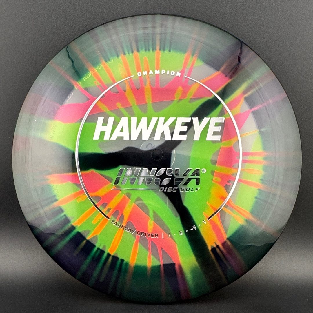 I-Dye Champion Hawkeye Disc Golf Driver