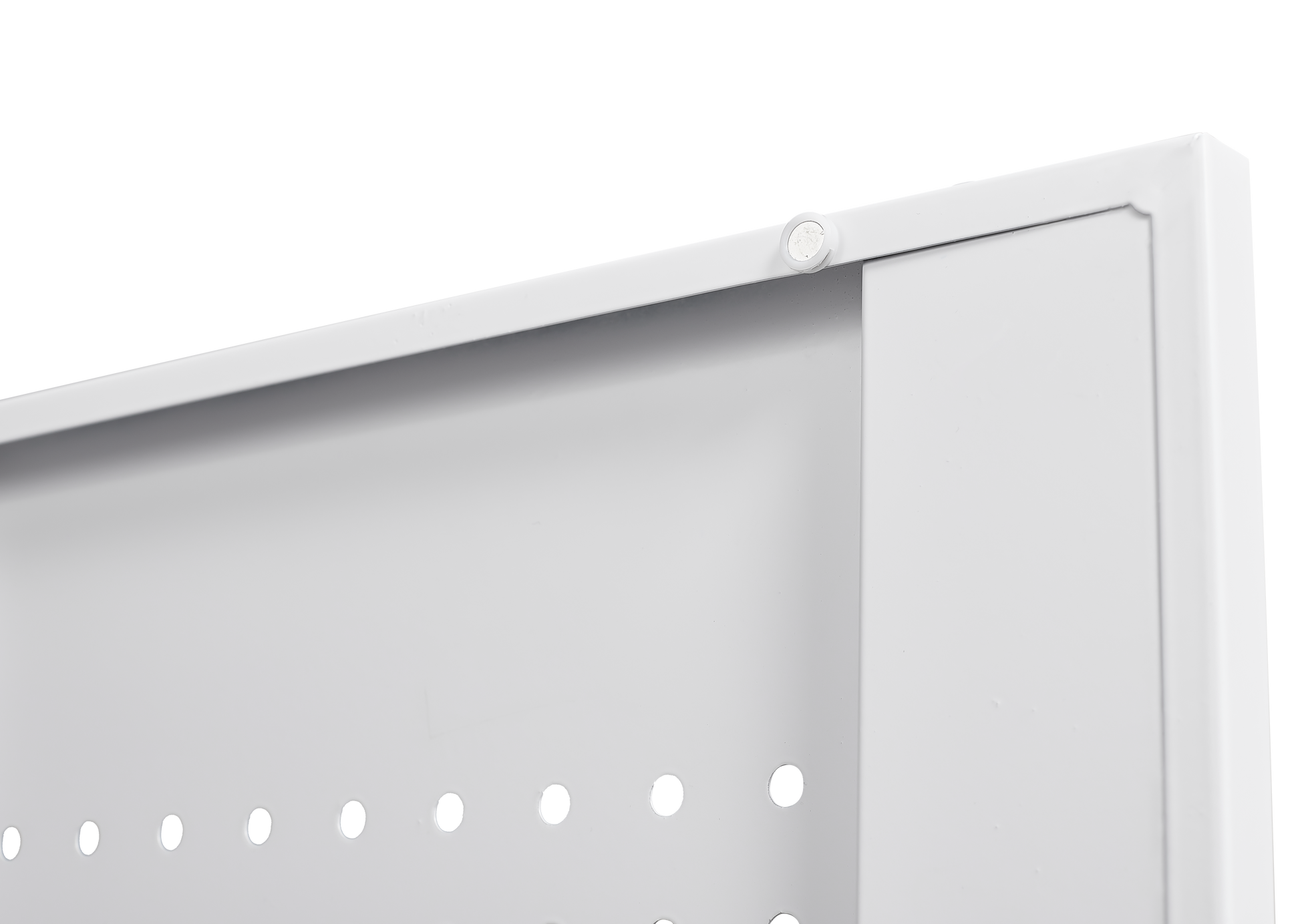 Metal storage cabinets, lockable cleaning tool cabinets, high broom tool organizers, and large storage cabinets in storage store - Korvel