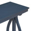 48-Inch Rustic Vintage Console Table --- Farmhouse Style Entryway Table with Open Shelf and Sturdy Construction (Navy) - Korvel