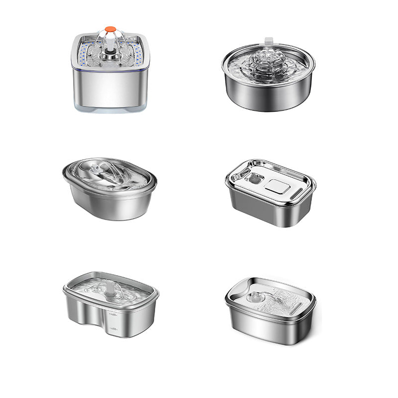 Distributeur d'eau intelligent en acier inoxydable premium pour animaux de compagnie