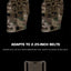 Holster tactique pour pistolet gauche 6354DO pour Glock 17