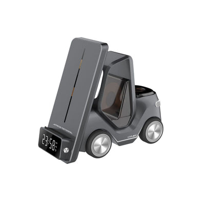 5-in-1 Wireless Charging Stand with Alarm Clock