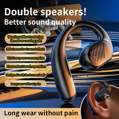 Premium Single Side Bluetooth Earphones with Long Battery Life