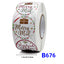 Christmas gift stickers decorative sealing sticker Merry Christmas Reward Self-adhesive labels Children's Day party - Korvel