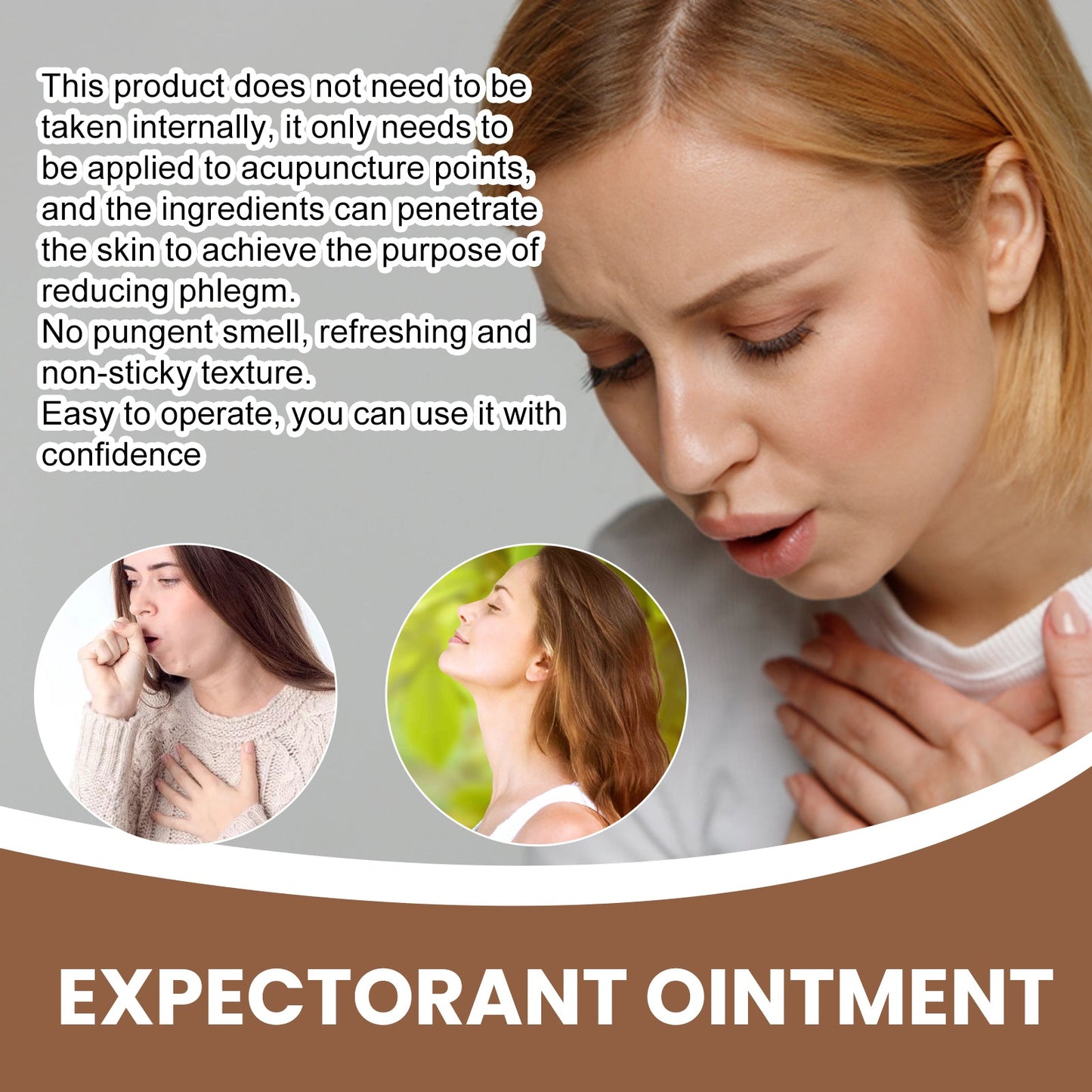 Onguent Expectorant Premium pour le Confort de la Gorge