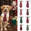 New British style handsome Christmas dog collar Christmas pet tie - Korvel