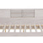 Full Size Daybed Frame with Storage Bookcases - White Oak