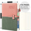 Schedule English Plan Office Efficiency Manual Calendar Notebook - Korvel